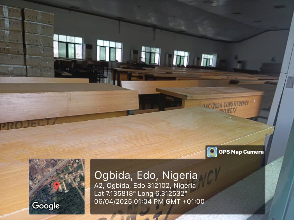 Delivery of School Desks in Edo North