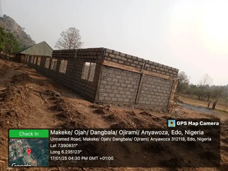 Construction of classrooms and principal’s office