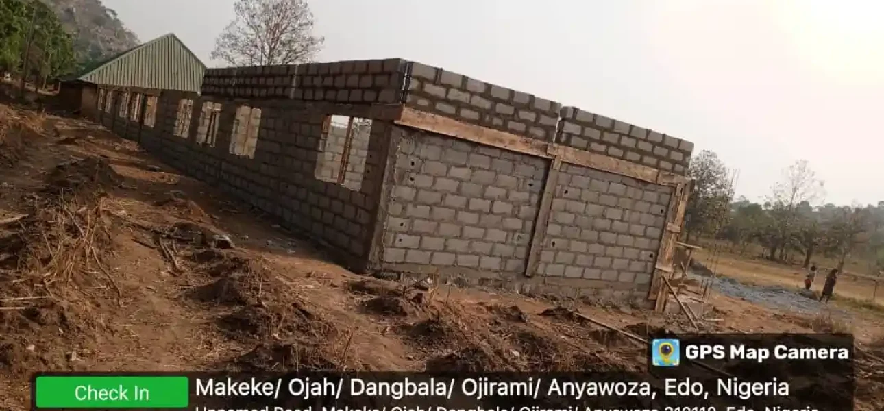 Construction of classrooms and principal’s office