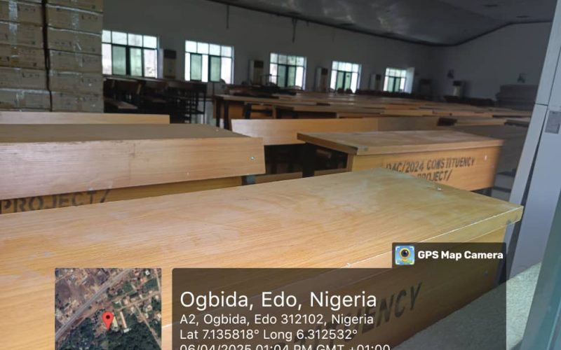 Delivery of School Desks in Edo North