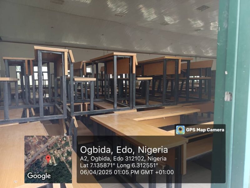 School Desk Distribution Edo North