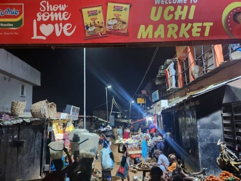 Uchi Market Solar Light Installation